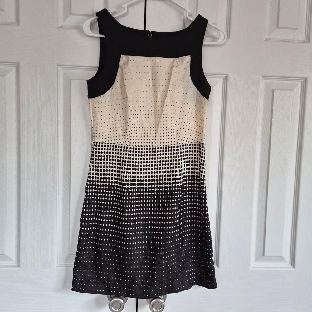 The‎ Limited Black Cream Polka Dot Ombre Sleeveless Sheath Dress Sz 0 NWT Preppy
